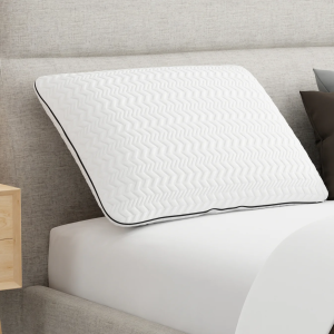 Reactive Shredded Memory Foam Pillow with Adjustable Loft Height