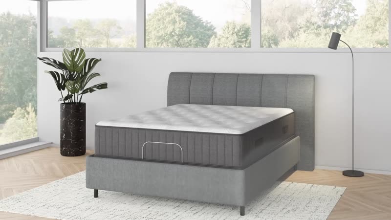 e3 Adjustable Bed Base with Wireless Remote, Memory Positions & Zero Clearance - video