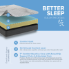 8" Gel Infused Comfort Reactive Memory Foam Mattress - Firm, Back & Stomach Sleepers (model 8ESSCA) - photo 5