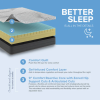 10" Gel Infused Comfort Reactive Memory Foam Mattress - Medium Firm, Back & Side Sleepers (model 10ESSCA) - photo 6