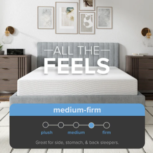 10" EcoCore Origin Soy-Based Memory Foam Mattress - Medium Firm