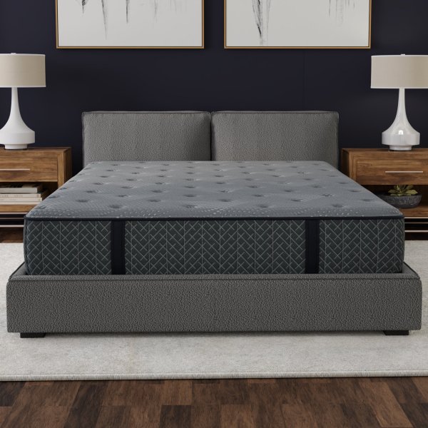 10" Allureluxe Hybrid Advanced Cooling Mattress with Lumi Bands - Medium Firm