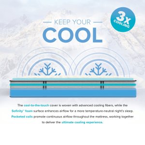12" Sofinity Hybrid Essentials Pocket Coil Mattress - Medium Firm - photo 10