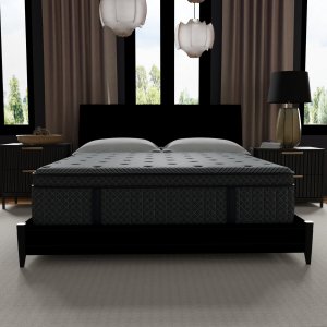 14" Allureluxe Classic Cooling Hybrid Mattress with Lumi Bands - Plush - photo 1