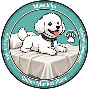 Peanut, one of the MimiJohn family dogs